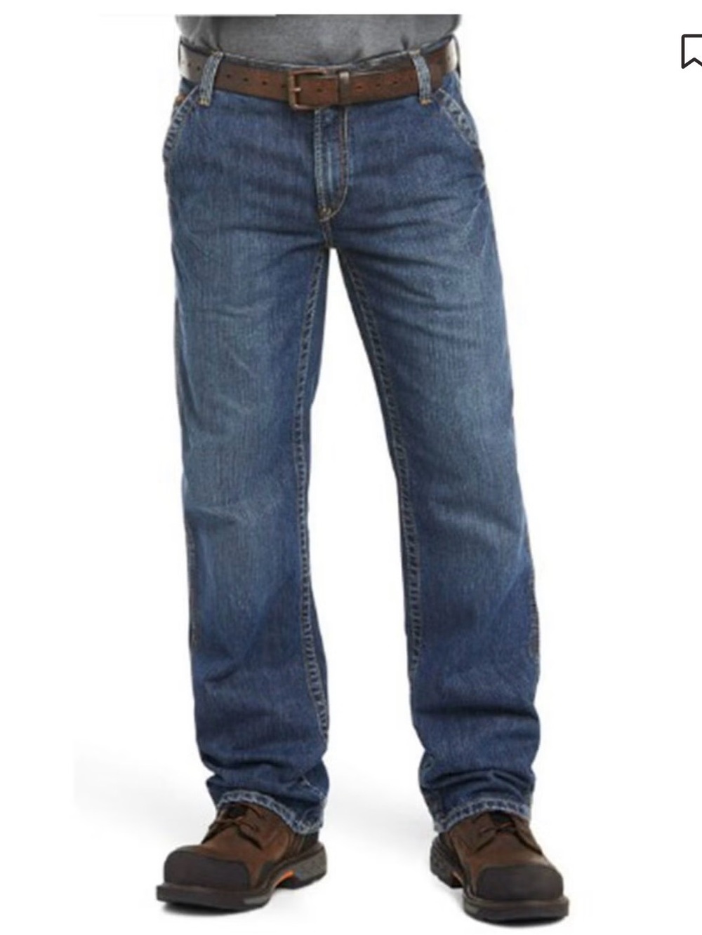 Ariat Men’s FR M4 Relaxed Boot Cut Workhorse Blue Jeans 35